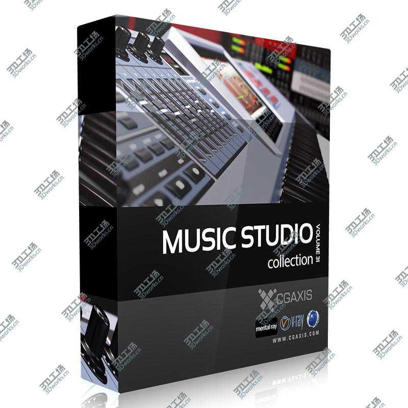 images/goods_img/20210319/CGAxis Models Volume 31 Music Studio/1.jpg